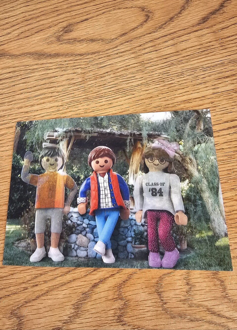 4/$10 Back To The Future Lenticular Picture Playmobil Holographic